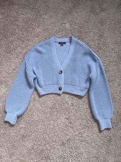 Women’s Baby blue Warm Cardigan