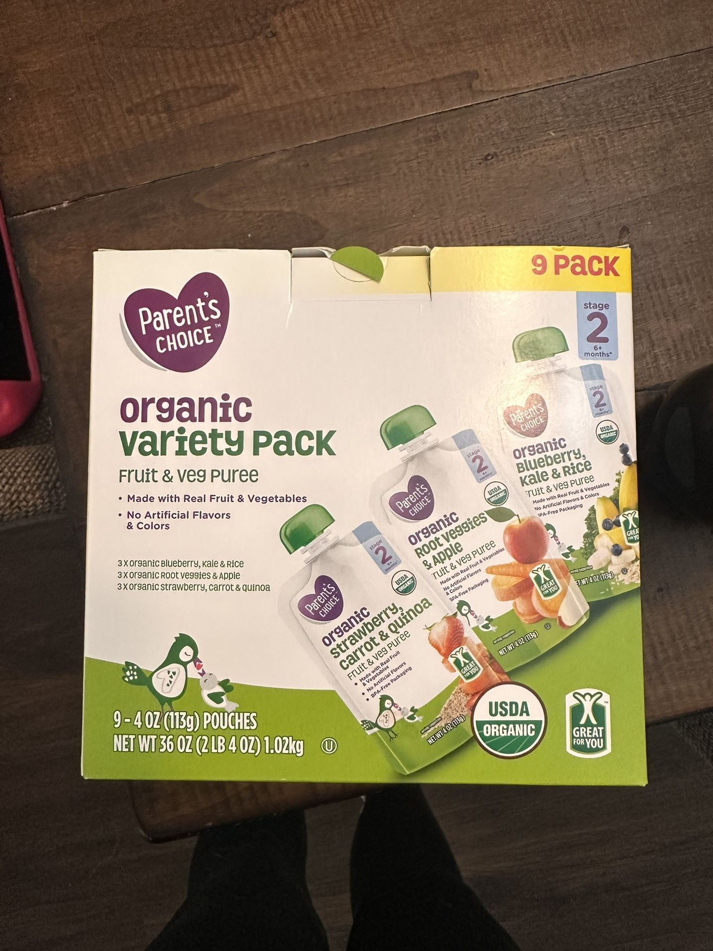 Parents Choice Baby Food Pouches (9 Pack)