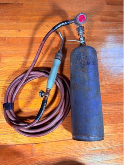 TurboTorch Acetylene Torch Kit with Regulator, Hose, Torch Handle & Cylinder