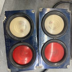 Pair Of Untested Truck Lights