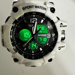 White Military Style Watch