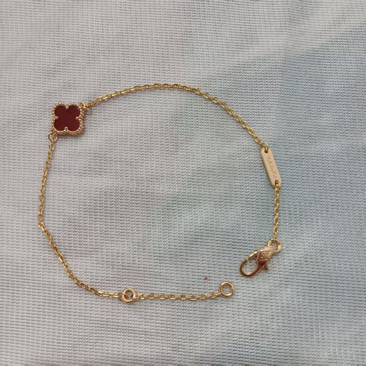 Van Cleef & Arpels Carnelian 18k Bracelet