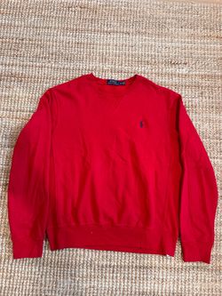 Polo Ralph Lauren Red Crewneck Sweatshirt Size M