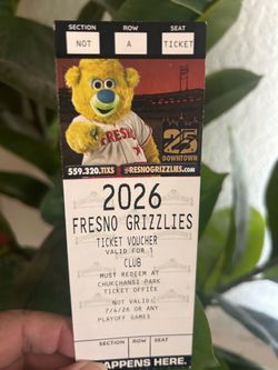 Grizzly baseball tickets