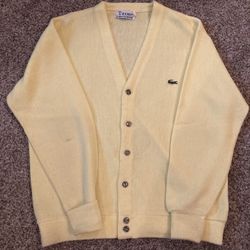 Men's Lacoste Yellow Sweater