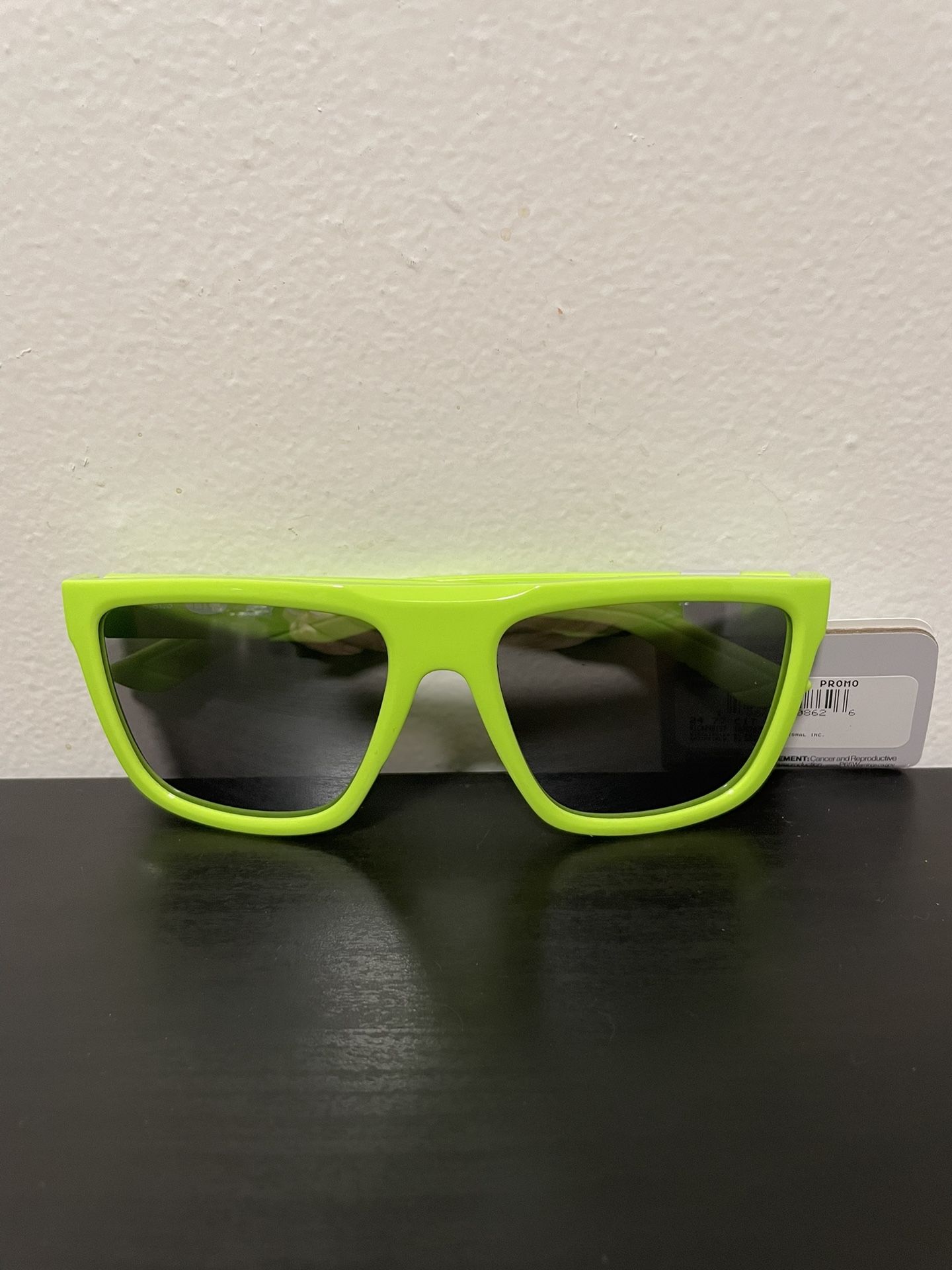 West Loop Sunglasses Lime Green NEW Tinted Mirrored Lens UVA UVB Protection Mens