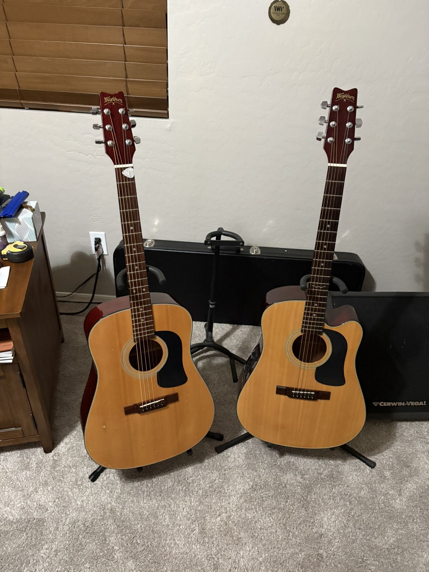 2 Washburn Guitars
