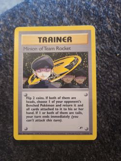 MINION OF TEAM ROCKET - Gym Heroes Set - 113/132 - Uncommon - Pokemon Card -