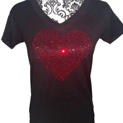 Valentine’s Day Rhinestone T Shirts