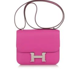 Hermès  Constance Leather Crossbody Bag