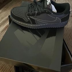 Jordan 1 Retro Low OG SP Travis Scott Black Phantom(delivery only‼️)
