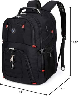 SHRRADOO Extra Large Travel Laptop Backpack for Men, Work College Backpacks
Fit 17 Inch