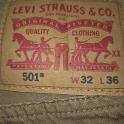 Levis 501 Button Fly