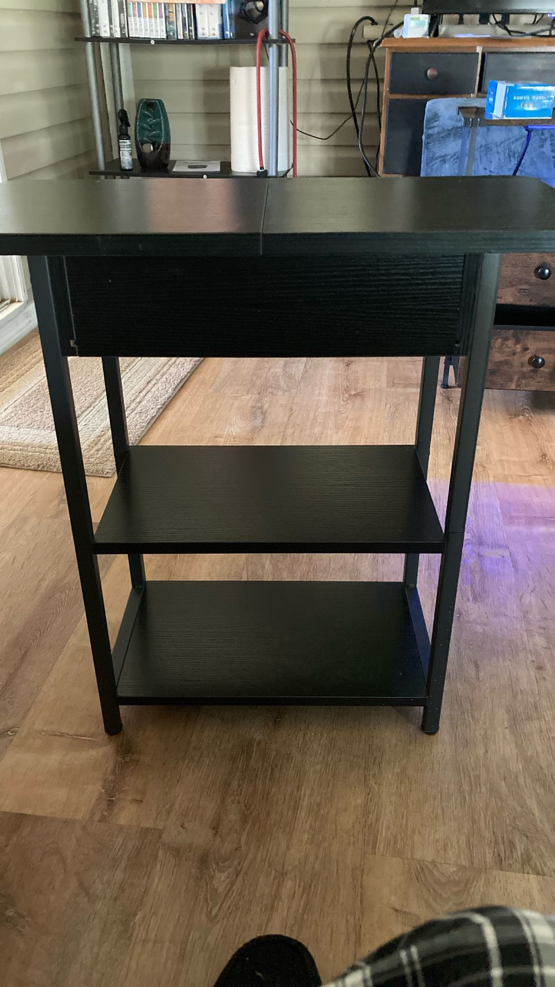 Bedside Table With 2usb Ports And 2 Outlets