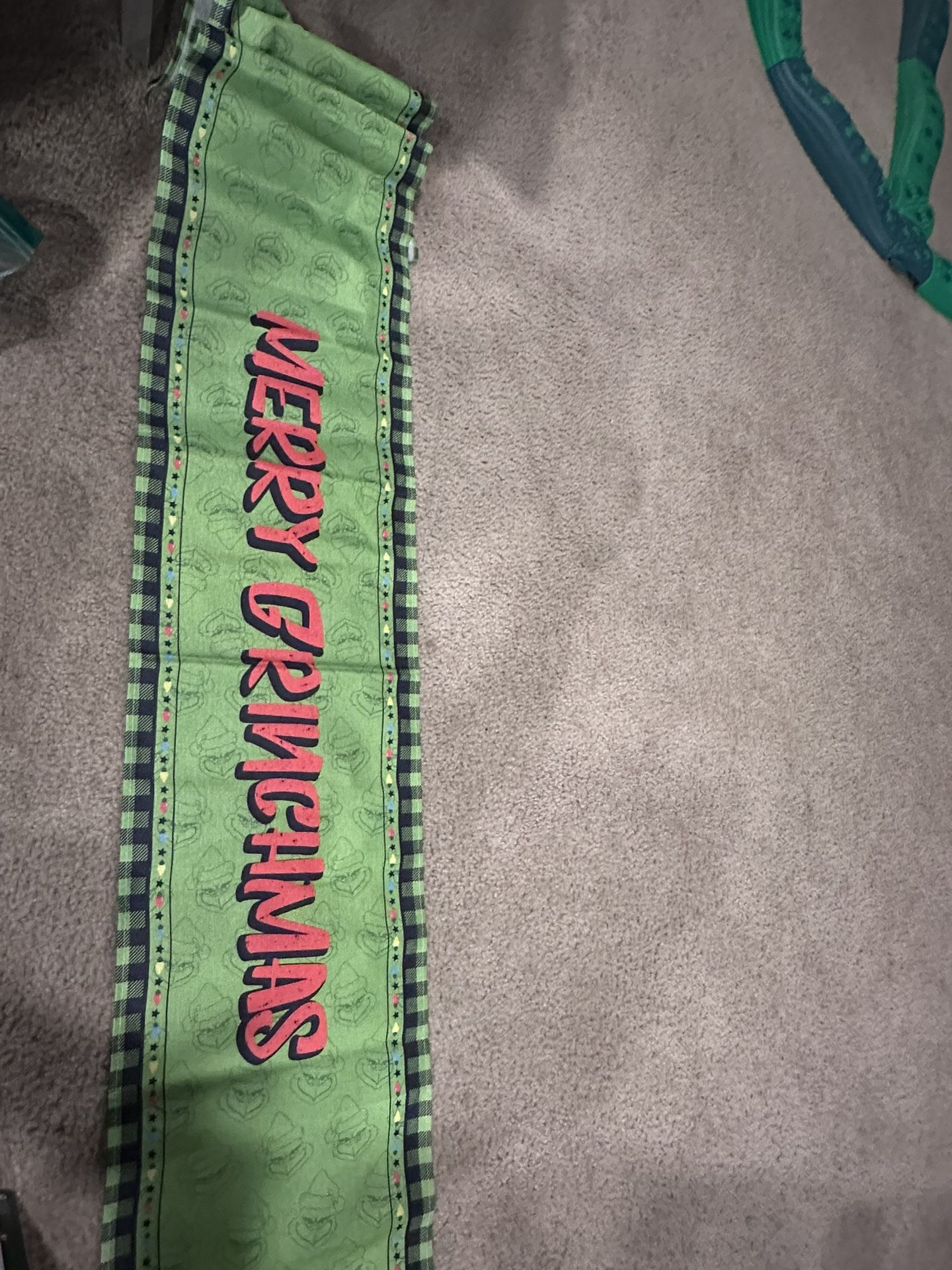 Grinch Table Runner 13”x108”