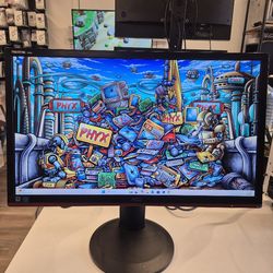 AOC G2460PF 24” Gaming Monitor, FreeSync, FHD (1920x1080), TN Panel, 144Hz, 1ms $60