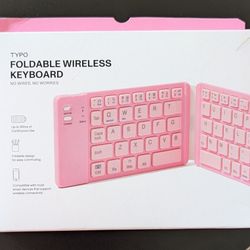 Slim Foldable Wireless Keyboard 