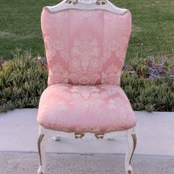 Cute Vintage Pink Children's Chair 