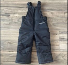 12m Arctix Black Chest High Snow Bib Overalls