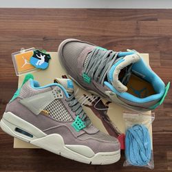 Size 7.5 Men’s/ 9 Women’s- Jordan 4 Retro x Union LA Taupe Haze