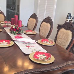 Dining Table + Side Cabinet 