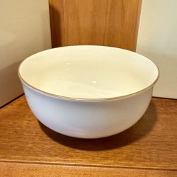 AUTHENTIC VINTAGE LENOX IVORY GOLD TRIM PORCELAIN 6” BOWL NEW IN BOX