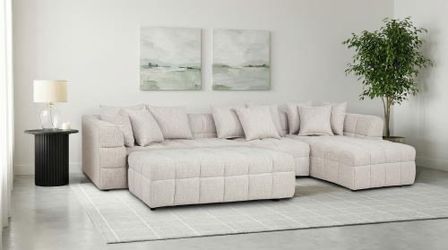 New 4-Piece Upholstered Sectional | Free Delivery| Finance Available