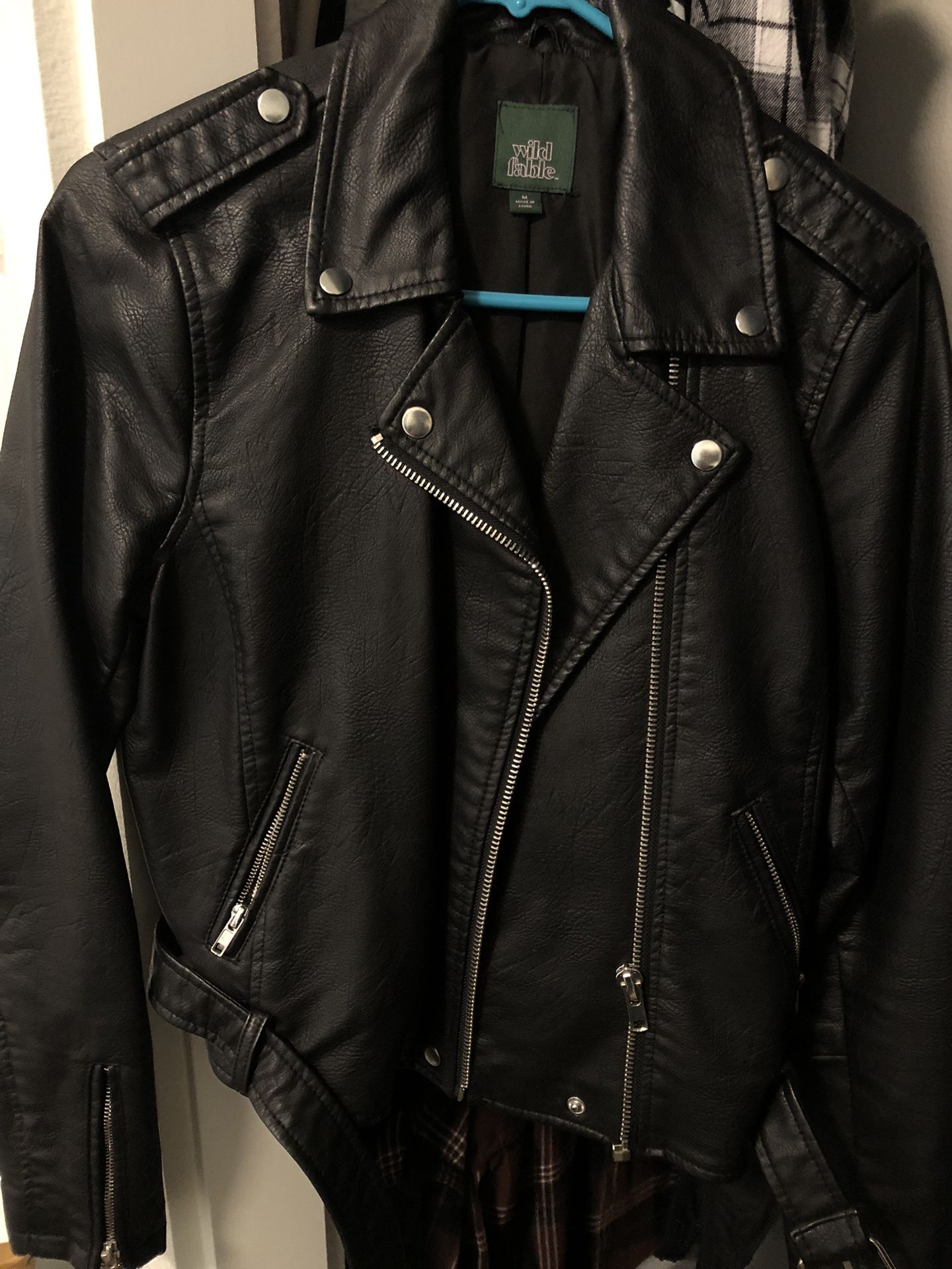 Faux Leather Jacket 