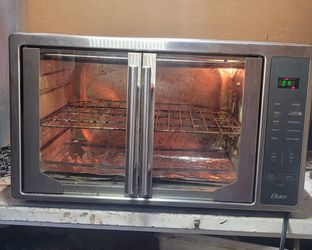 🔥Oster Toaster Oven Air Fryer Stainless steel🔥–