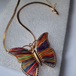 Necklace  Pendant  Butterfly 