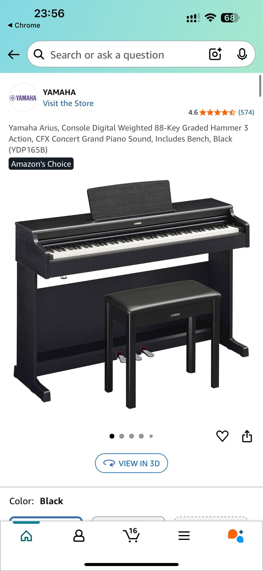 Yamaha Piano ydp 165