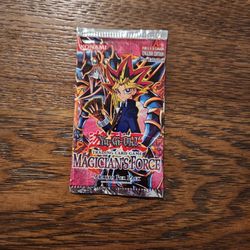 Sell Or Trade Unopened 1st Edition Magician's Force Yugioh Booster Pack