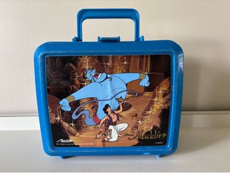 Vintage lunchbox and thermos