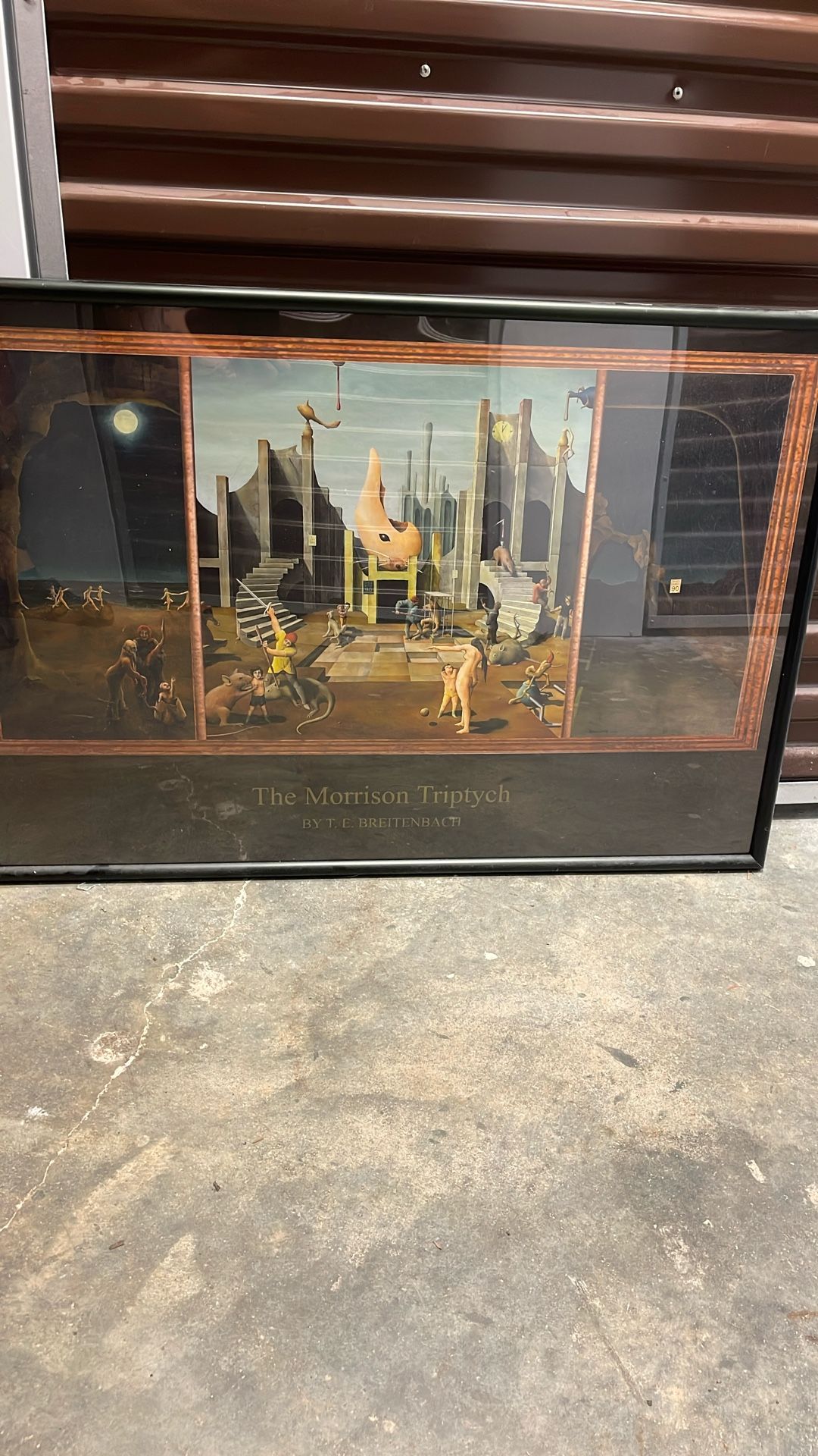 The Morrison Triptych With Jim Morrison Letter Copy