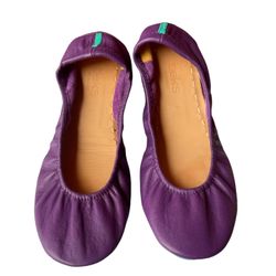 Tieks by Gavrieli Ballet Flats Purple Leather Shoes Lilac Teal Size 8