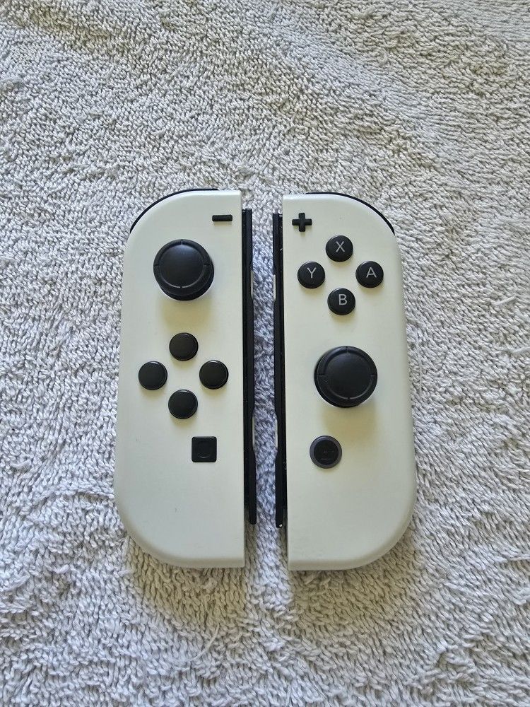 Nintendo Switch Oled White Joy Cons