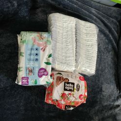 Assortment Of Newborn Diapers 