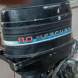 1985 Mercury' 80 Hp Outboard Motor 