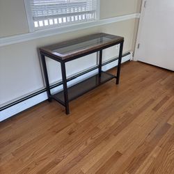 Table With Glass Top 
