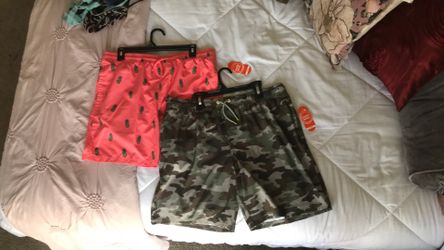 NEW Swim Trunks Boys Husky Size 14-16