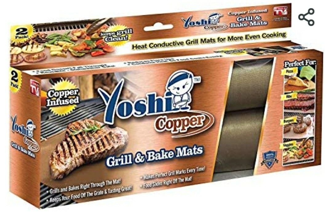 Yoshi Copper Grill &bake Mats 