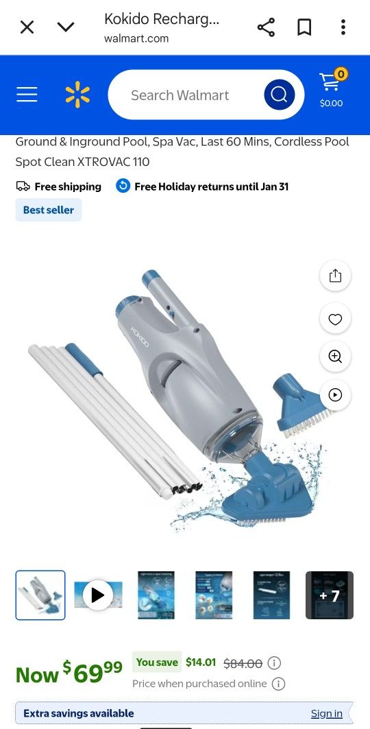 Kokido Pool Vacuum 