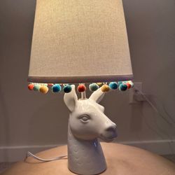 Ceramic Unicorn table lamp