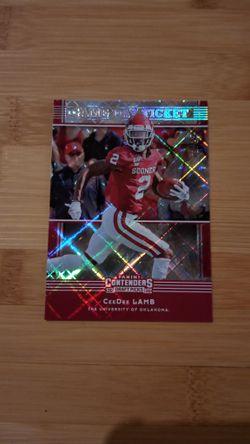 2020 Panini Contenders Draft CeeDee Lamb #1/15