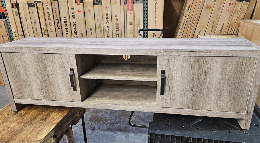 Wide Cement TV Stand (71") 