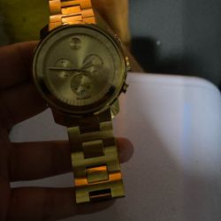 Movado Gold Mens Watch 