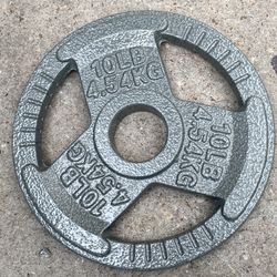 40 weights of 10 lbs each = 400 lbs