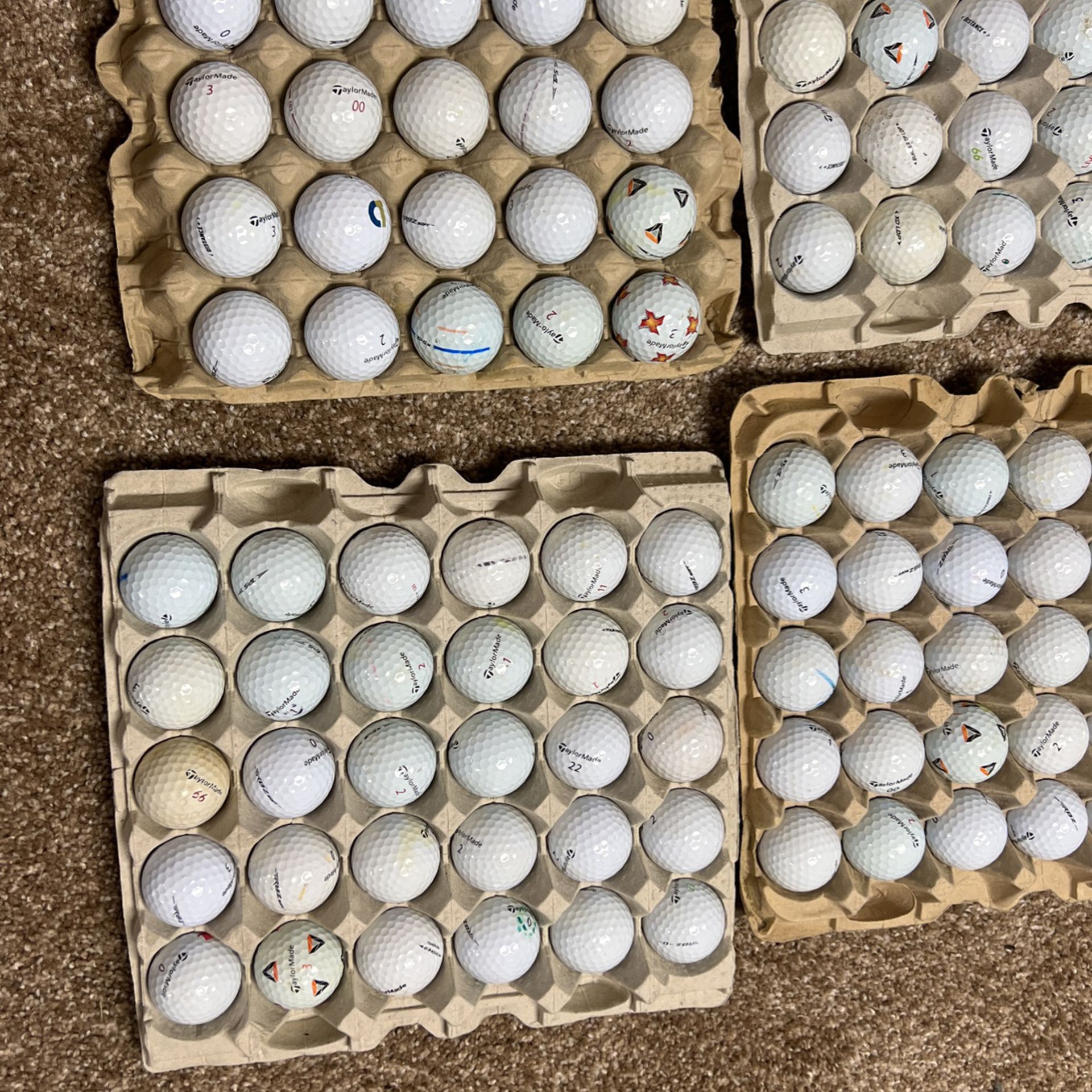 120 Taylor Made Golf Balls 