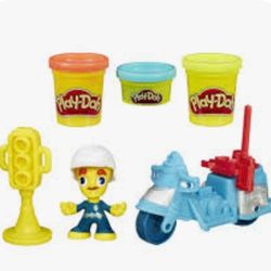 Play-Doh Town Police Motorcycle 