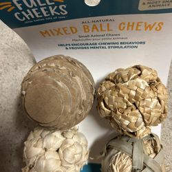 Small pet mixed ball Chews new 